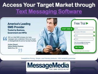 Access Your Target Market through Text Messaging Software 