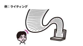 流入
例：ナビゲーション
 