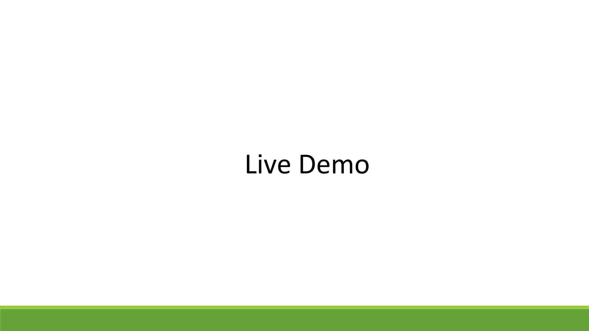 Live Demo
 
