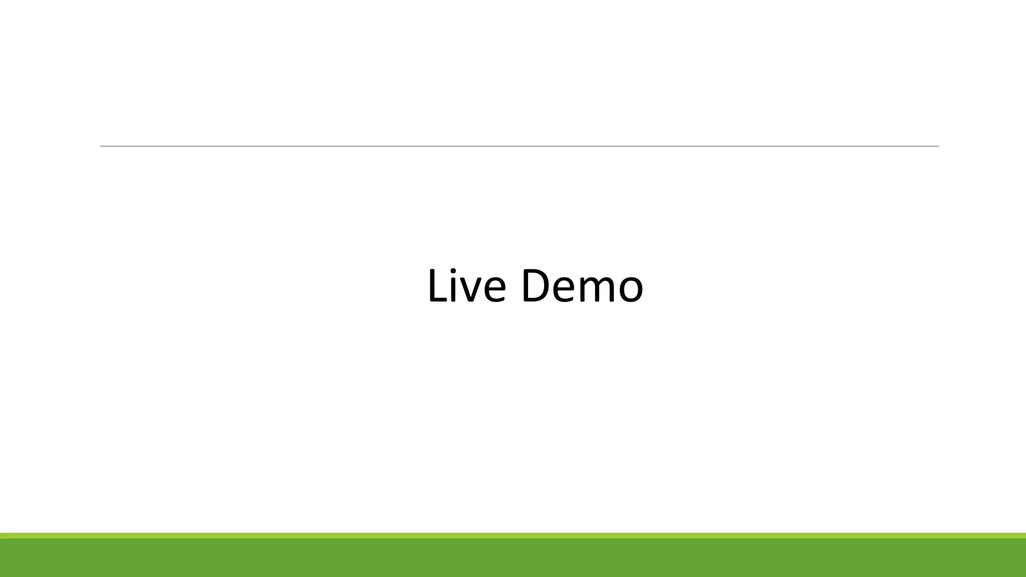 Live Demo
 