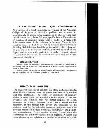 Accidental death and disability