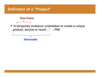 Project Management for the Accidental Project Manager | PDF