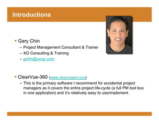 Project Management for the Accidental Project Manager | PDF