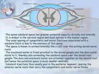 Subdural Injection Anesthesia Accidental sundural injection case report | PPT