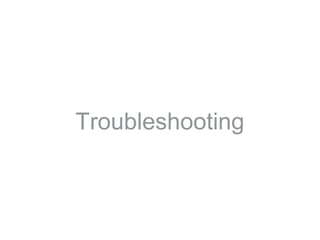 ${#}
Troubleshooting
 