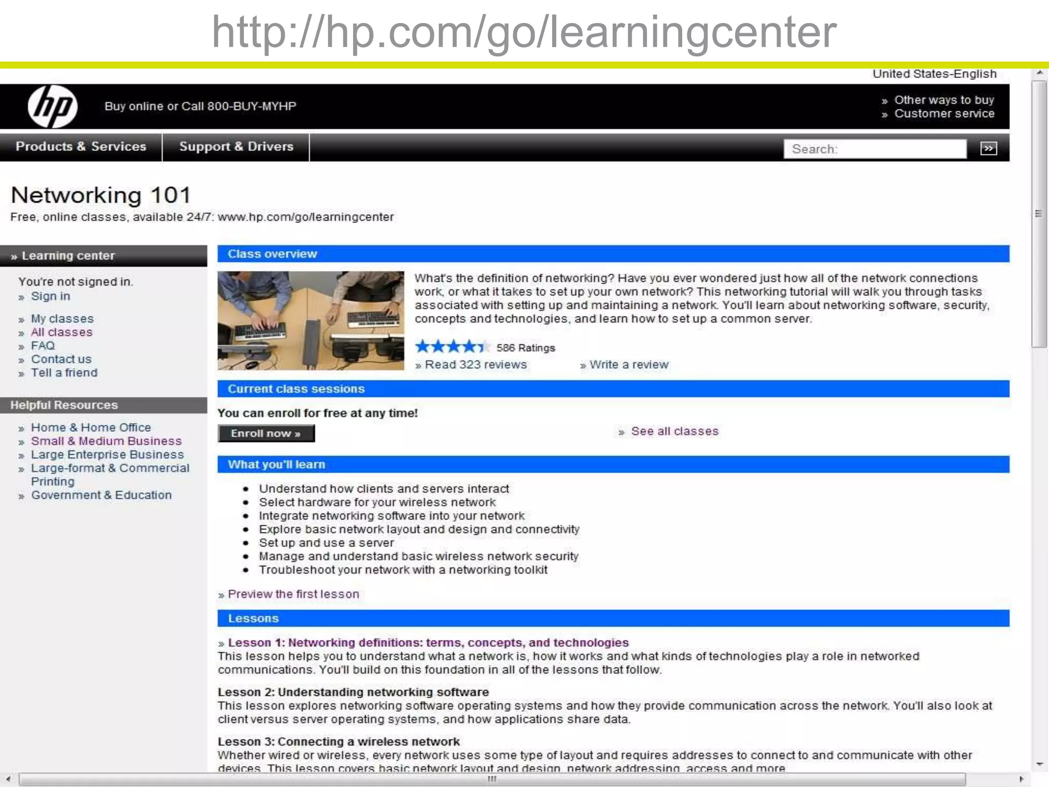 ${#}
http://hp.com/go/learningcenter
 