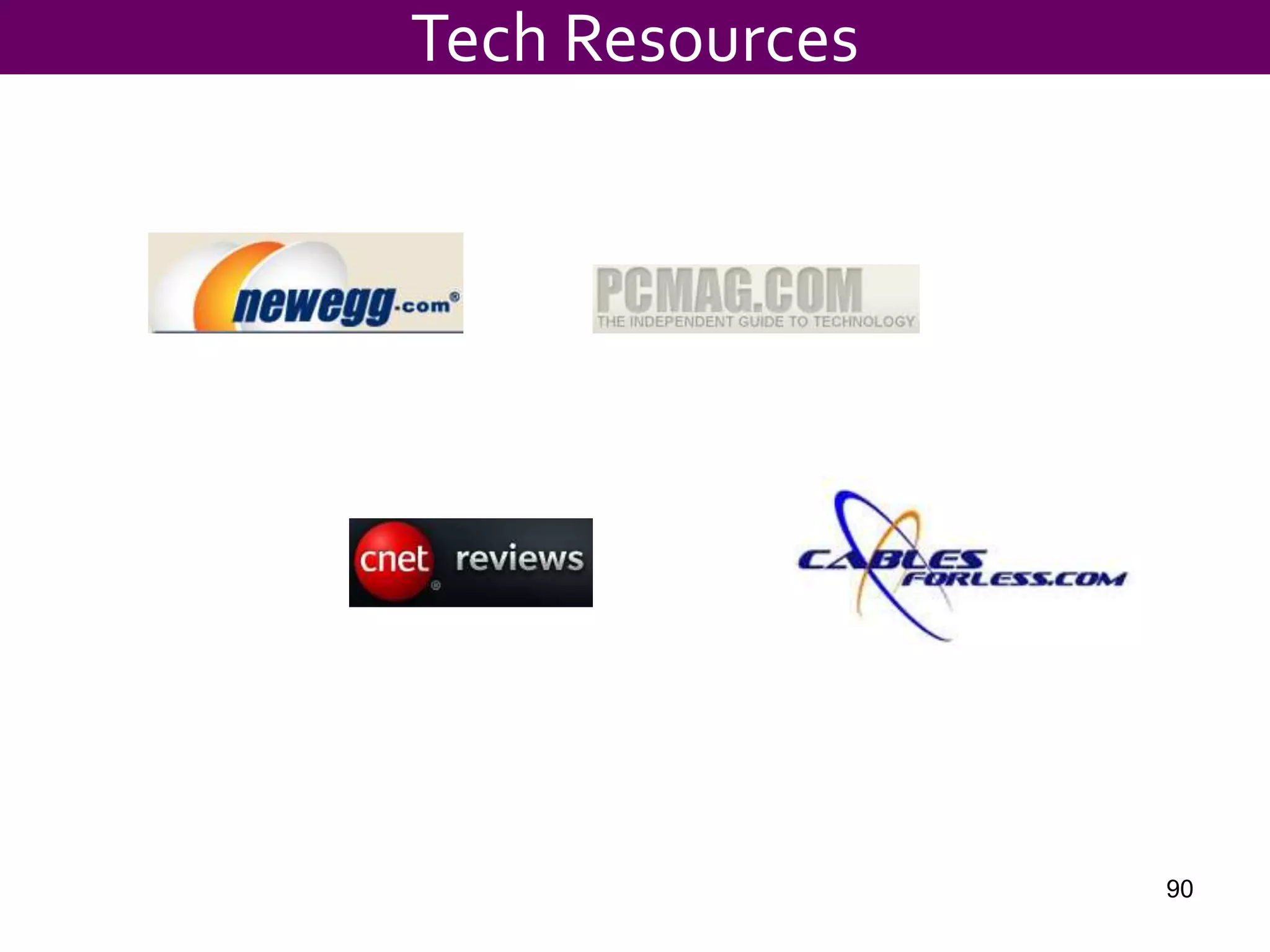 Tech Resources
90
 