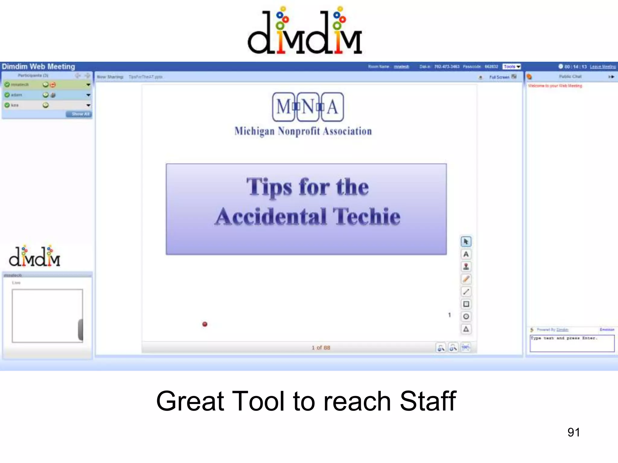 Great Tool to reach Staff
91
 