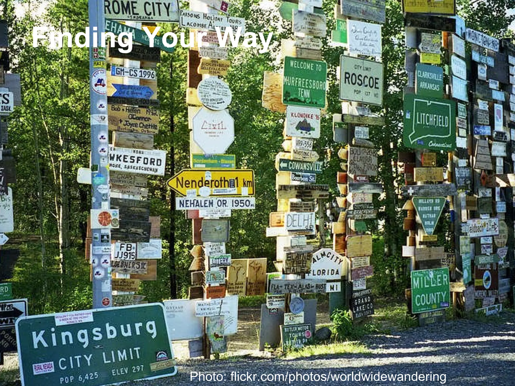 Finding Your Way Photo: flickr.com/photos/worldwidewandering 