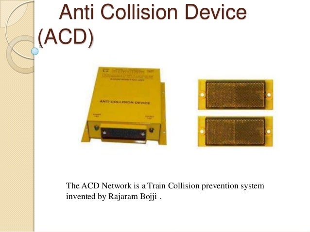 Anti collision device working Clearance