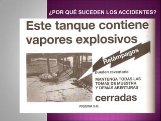 ¿POR QUÉ SUCEDEN LOS ACCIDENTES?
 