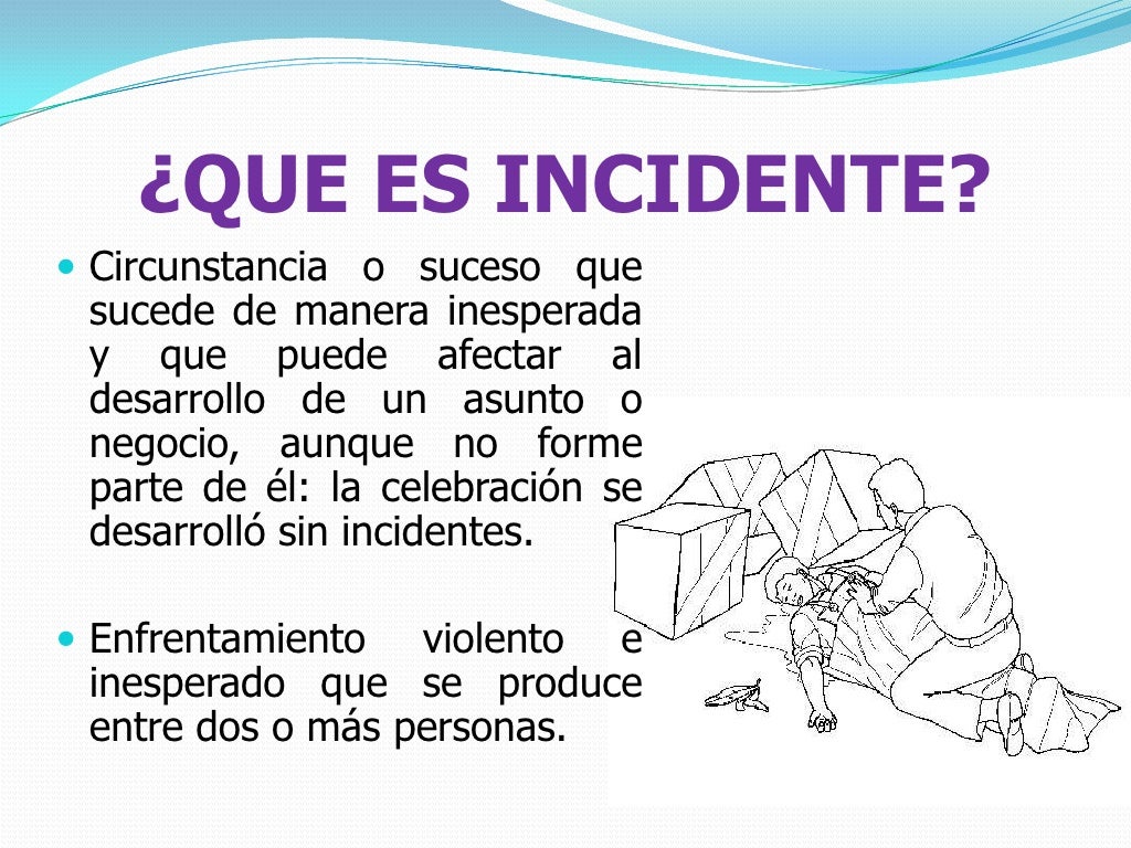 Accidente, incidente y peligro