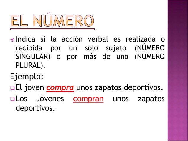 Accidentes del verbo