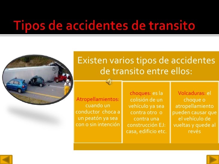 Accidentes de transito