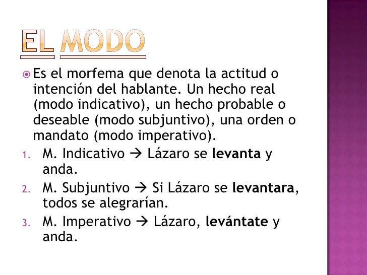 Accidentes gramaticales del verbo ppt