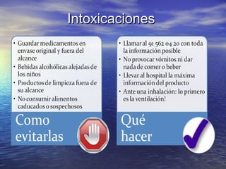 Intoxicaciones
 