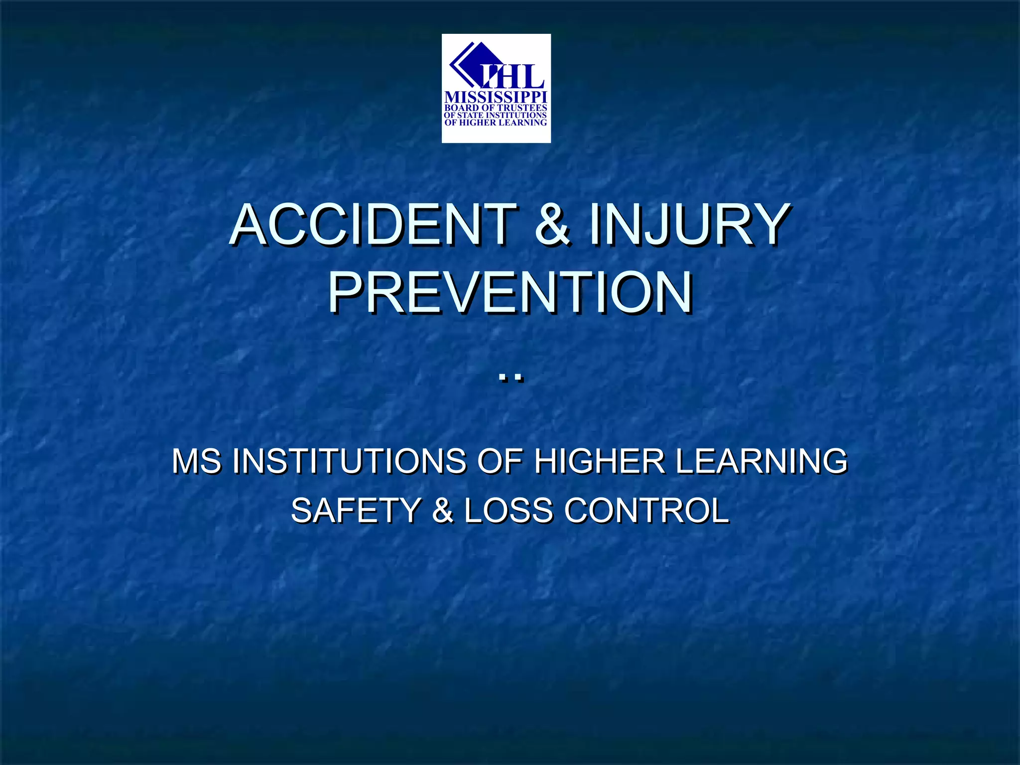 Accident injury prevention | PPT