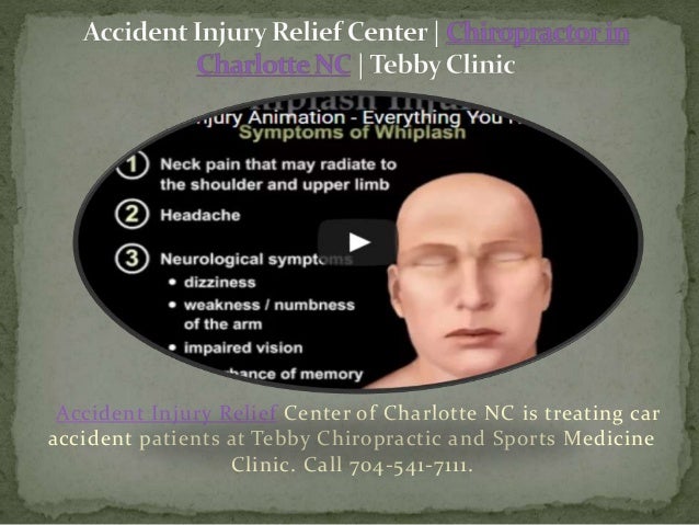accident injury relief center chiropractor in charlotte nc tebby
