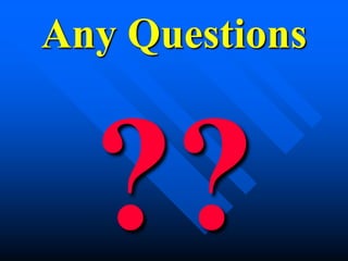 Any Questions
 