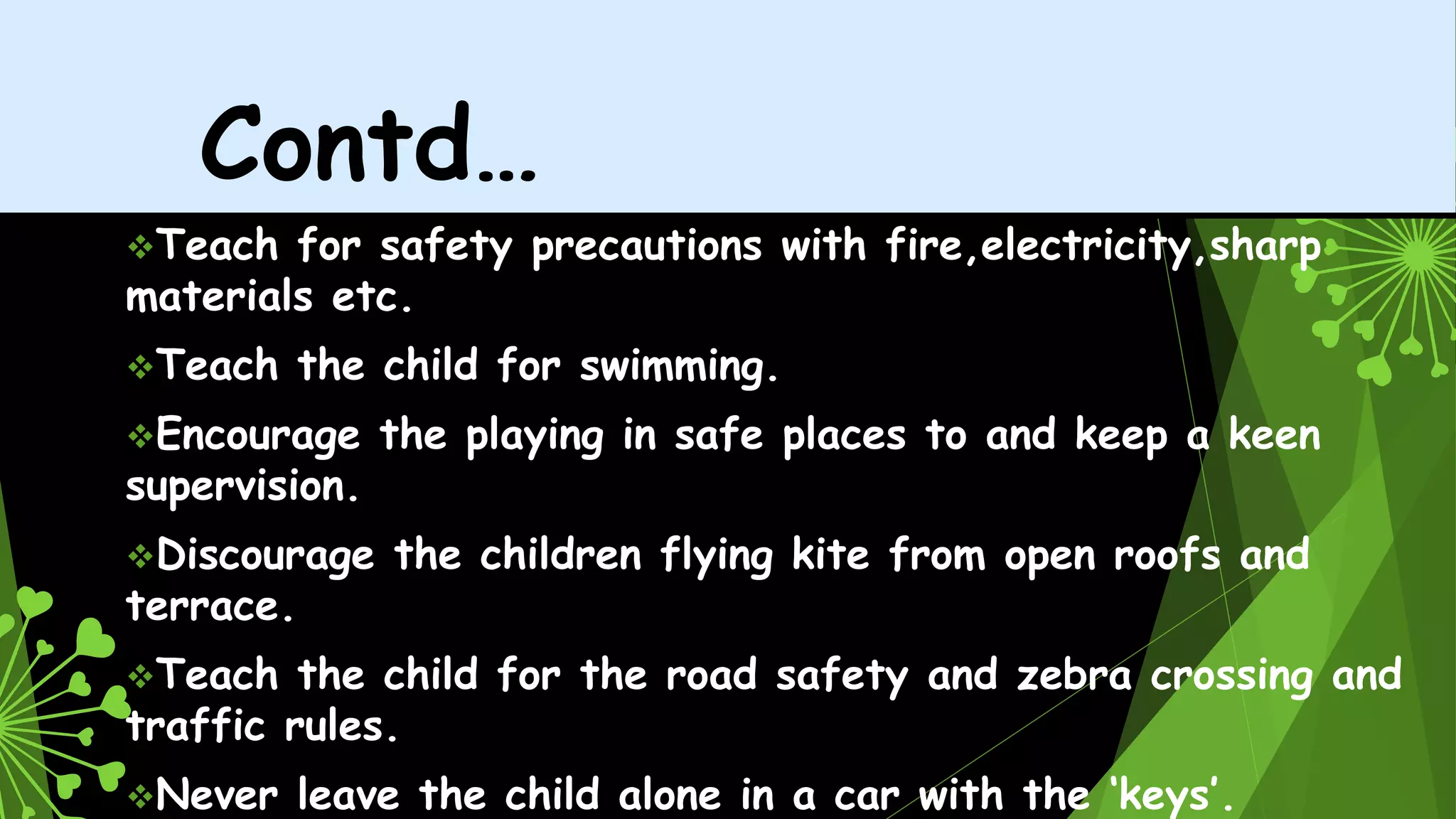Curated visual reference: And Key Precautions Reference: Accident Prevention In Children