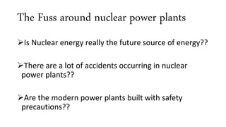 Accidents in nuclear power plants | PPTX