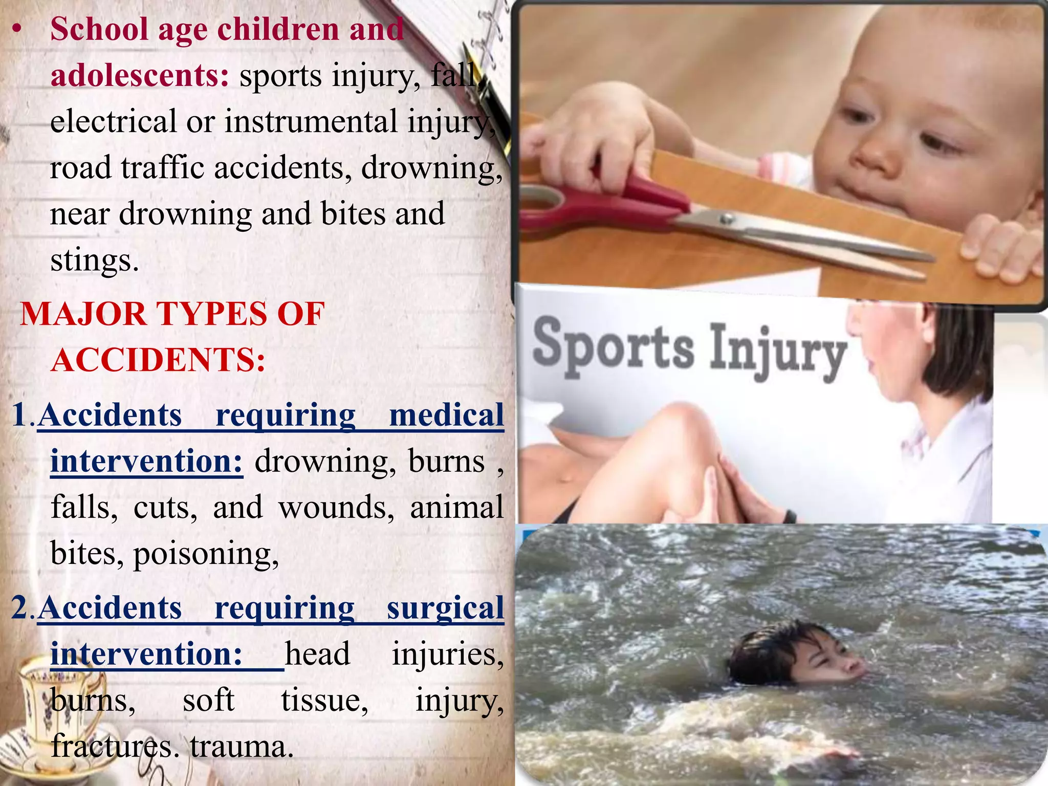 Accidents In Children | PPTX