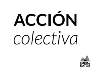 Acción colectiva y design thinking en Cátedra Datos