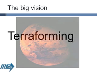 The big vision Terraforming 