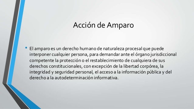 Acción de amparo