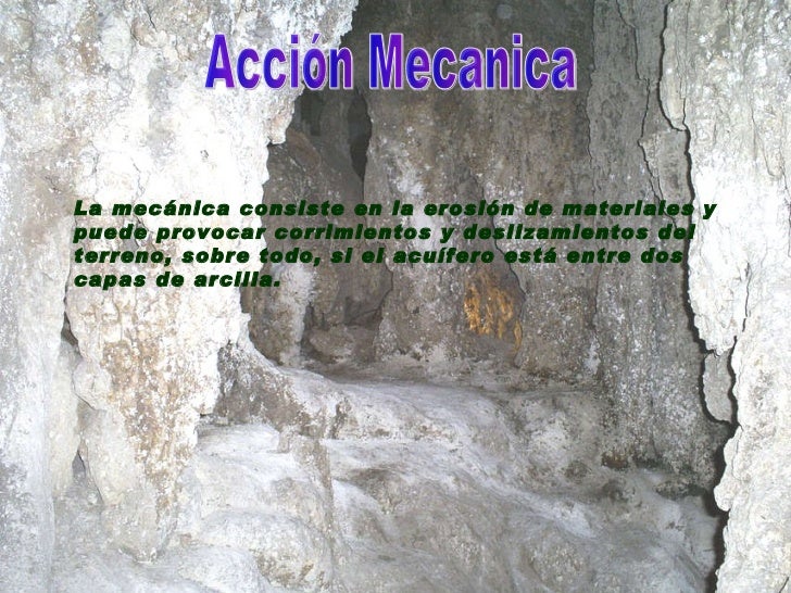 Acción geologica de las aguas superficiales Acción geologica de las aguas superficiales