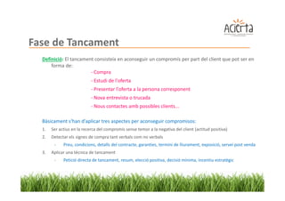 Com realitzar una acció comercial efectiva