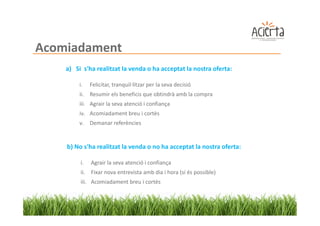 Com realitzar una acció comercial efectiva