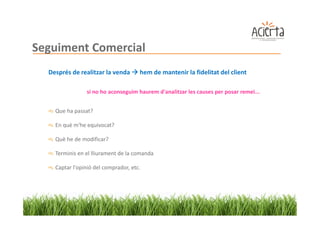 Com realitzar una acció comercial efectiva