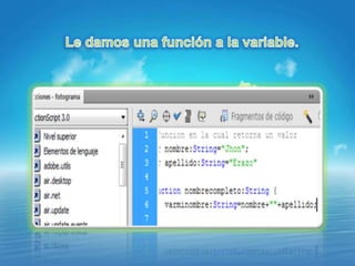 Acciones con action script
