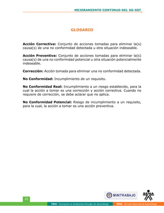 Accion Preventivas Y Correctivas En El Sg Sst Pdf