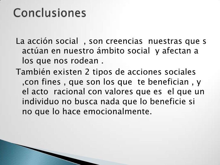 Accion social Accion social