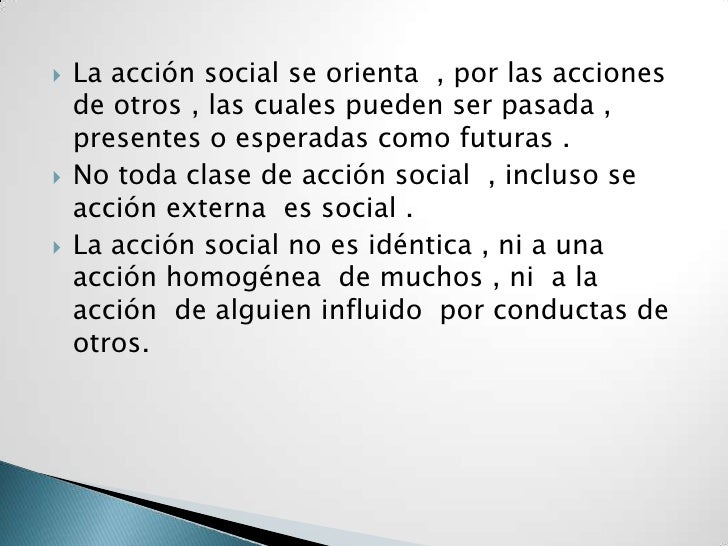 Accion social Accion social
