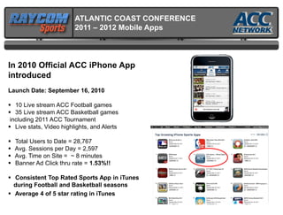 ACC Mobile Apps | PPT