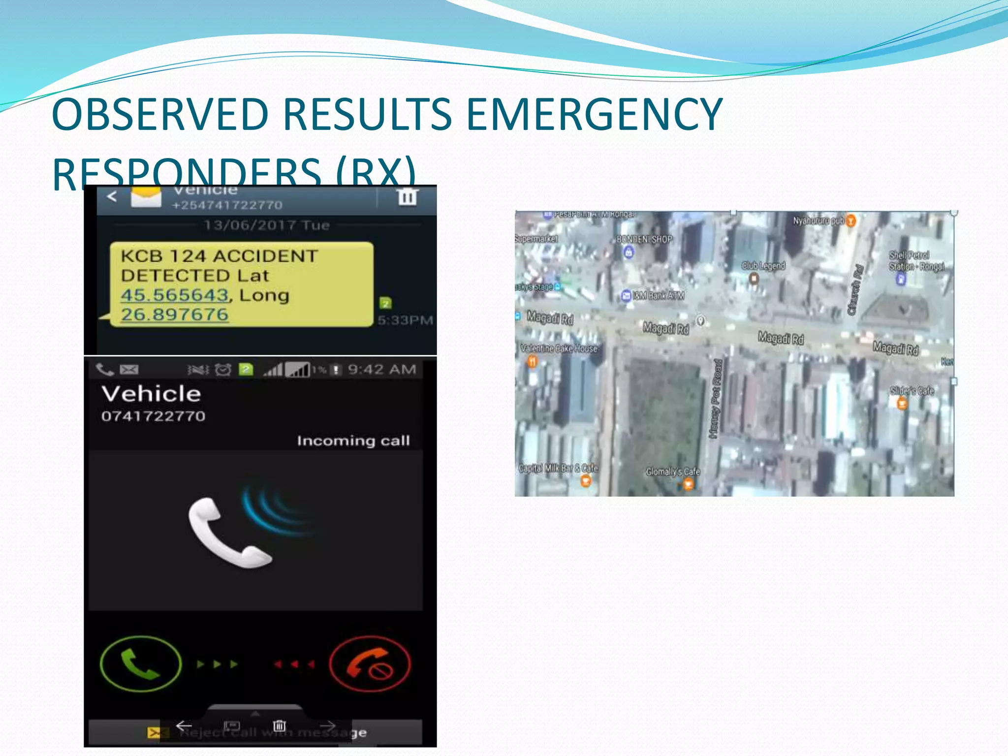 OBSERVED RESULTS EMERGENCY
RESPONDERS (RX)
 