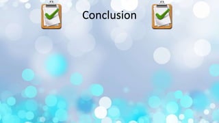 Conclusion
22
 