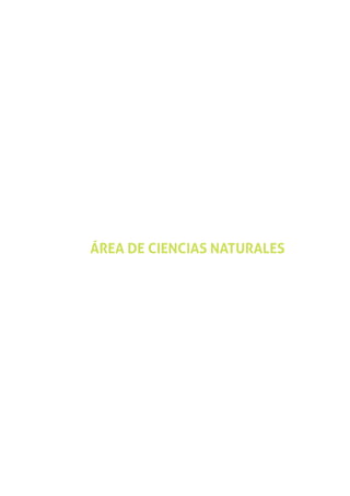 ÁREA DE CIENCIAS NATURALES
 
