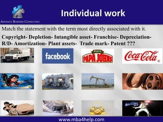 Intangible Assets, Patents, Copyrights | PPTX
