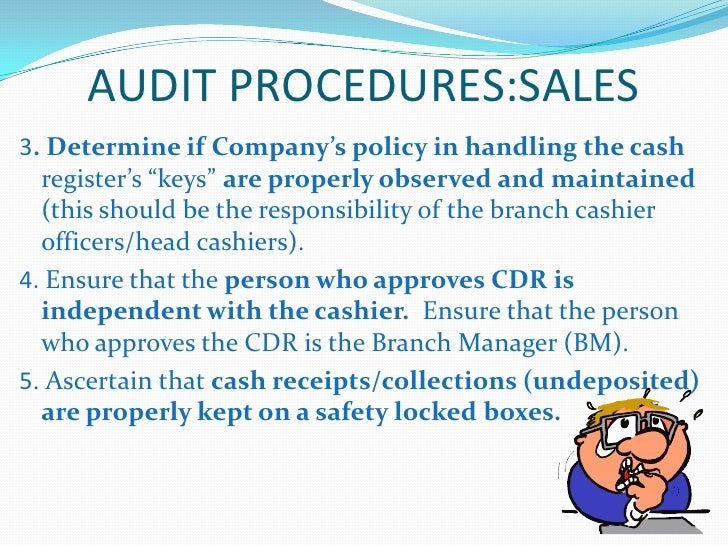Sales Audit; Sales Cycle; Collection Cycle; Audit sales