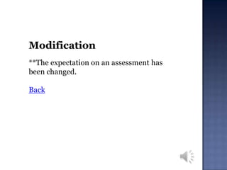 Accommodations and Modifications for students -pp | PPTX