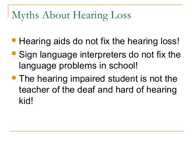 hearing impairment accommodations