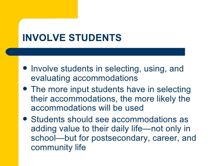 modifications vs accommodations