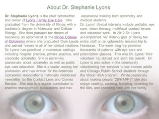About Dr. Stephanie Lyons

 
