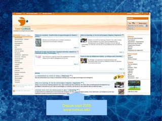 Depuis sept 2008
www.cursus.edu
 