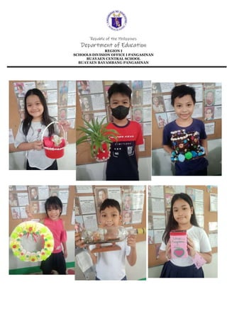 Republic of the Philippines
Department of Education
REGION I
SCHOOLS DIVISION OFFICE I PANGASINAN
BUAYAEN CENTRAL SCHOOL
BUAYAEN BAYAMBANG PANGASINAN
 