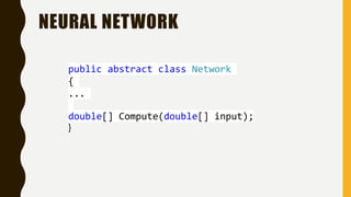 Machine Learning with Accord Framework | PPTX